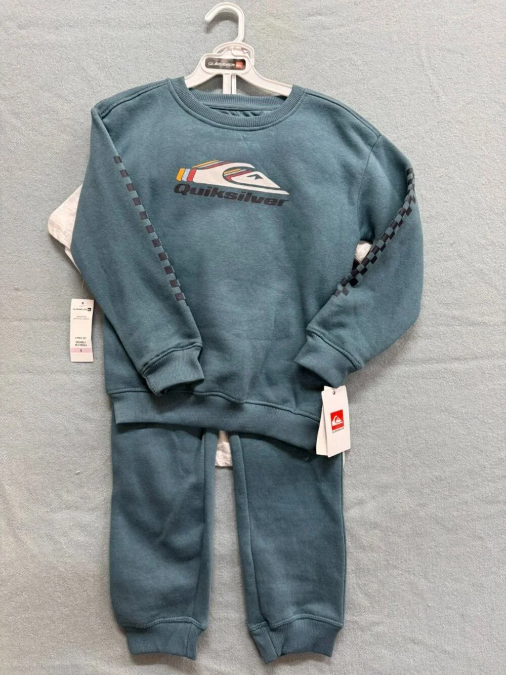 Quiksilver Boys size 6 blue 3PC Set NWT A-03